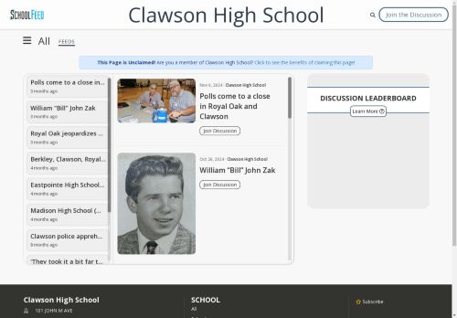 Clawson High School