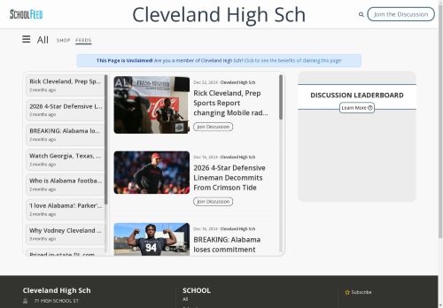 Cleveland High Sch