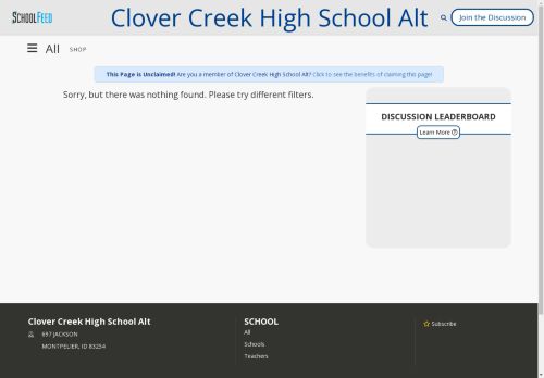 Clover Creek High School Alt
