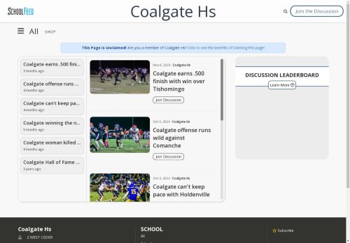 Coalgate Hs