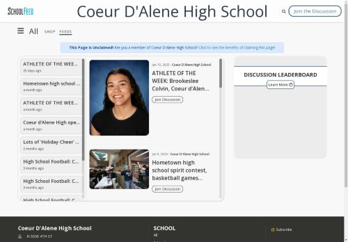 Coeur D'Alene High School