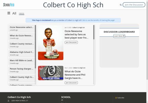 Colbert Co High Sch