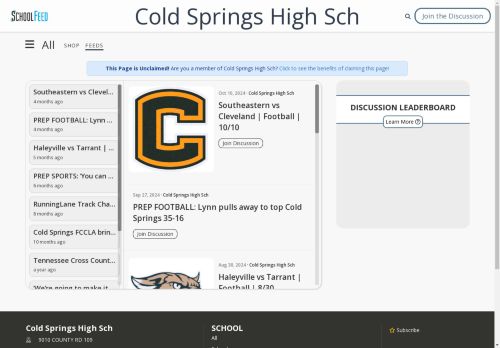Cold Springs High Sch