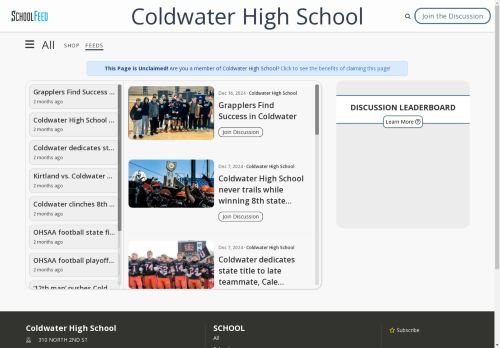 Coldwater High School