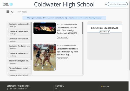 Coldwater High School