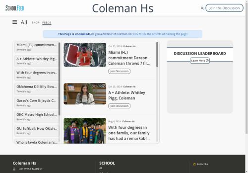 Coleman Hs