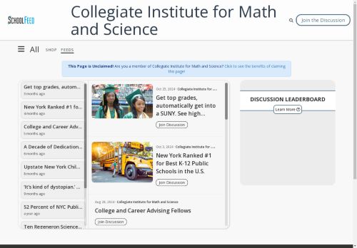Collegiate Institute for Math and Science