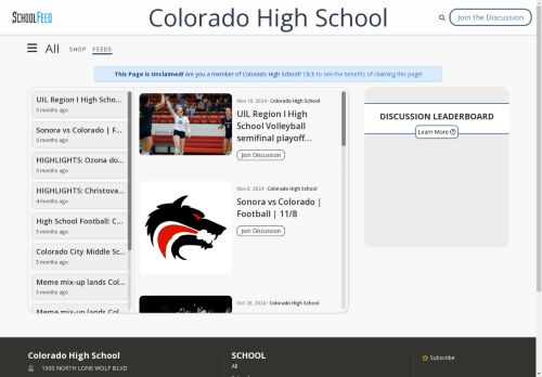 Colorado High School