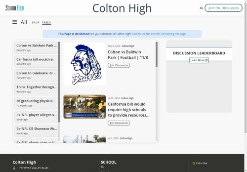 Colton High