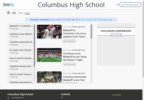 Columbus High School