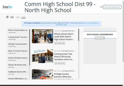 Comm High School Dist 99 - North High School