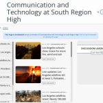 Communication and Technology at South Region High