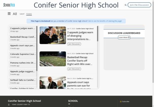 Conifer Senior High School