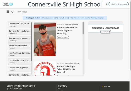Connersville Sr High School