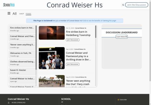 Conrad Weiser Hs
