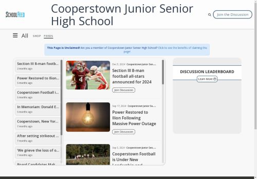 Cooperstown Junior Senior High School