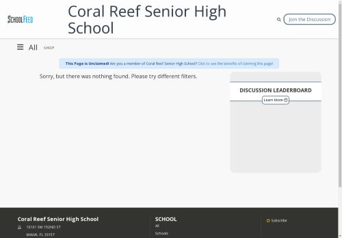Coral Reef Senior High School