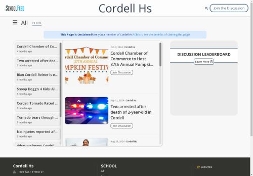 Cordell Hs