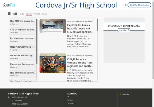 Cordova Jr/Sr High School