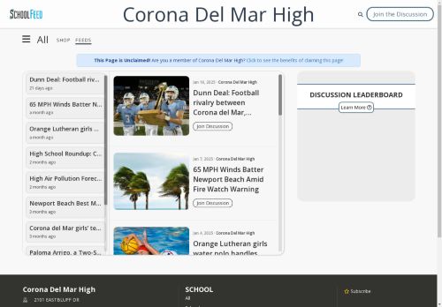 Corona Del Mar High