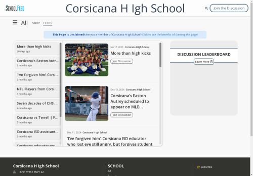 Corsicana H Igh School