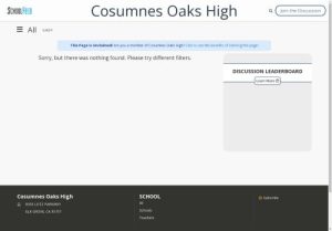 Cosumnes Oaks High