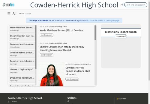 Cowden-Herrick High School