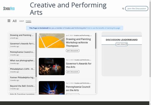 Creative and Performing Arts