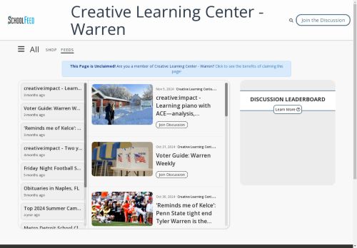 Creative Learning Center - Warren