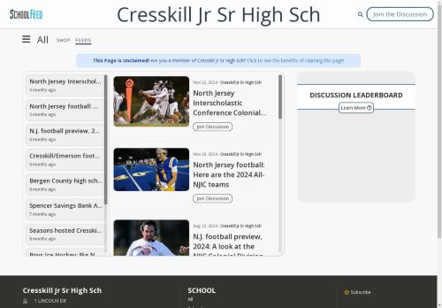 Cresskill Jr Sr High Sch