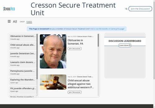 Cresson Secure Treatment Unit