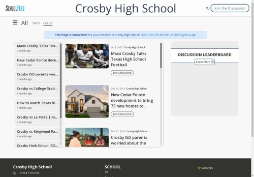 Crosby High School