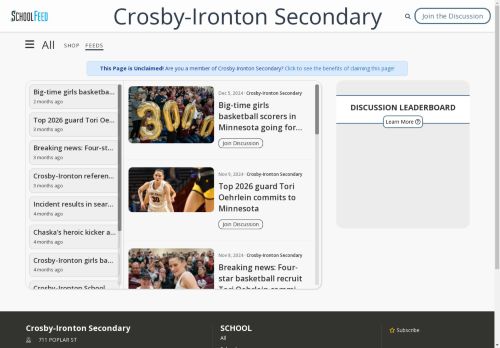 Crosby-Ironton Secondary
