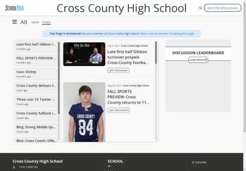 Cross County High School