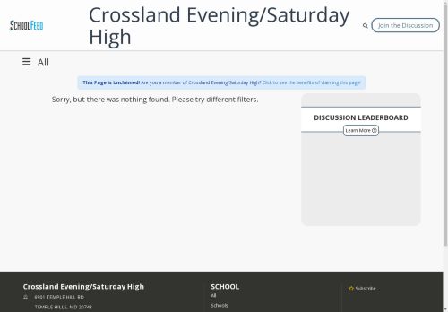 Crossland Evening/Saturday High