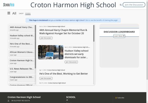 Croton Harmon High School