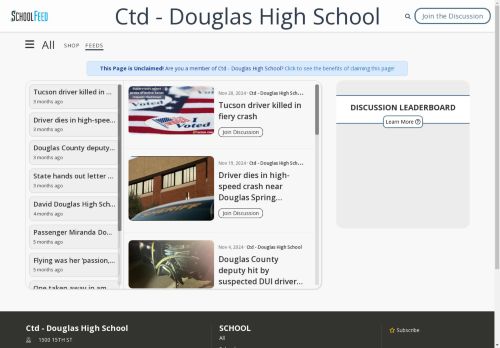 Ctd - Douglas High School