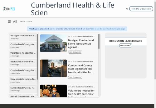 Cumberland Health & Life Scien