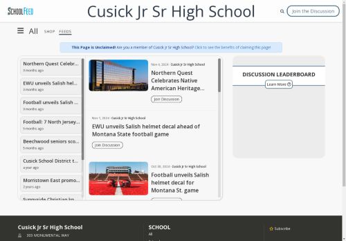 Cusick Jr Sr High School