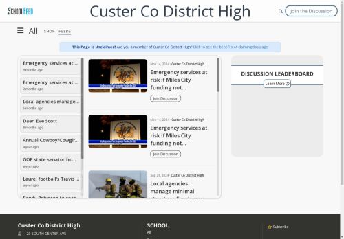 Custer Co District High
