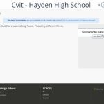 Cvit - Hayden High School