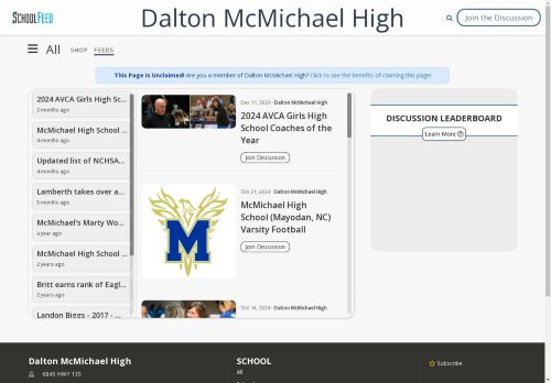 Dalton McMichael High