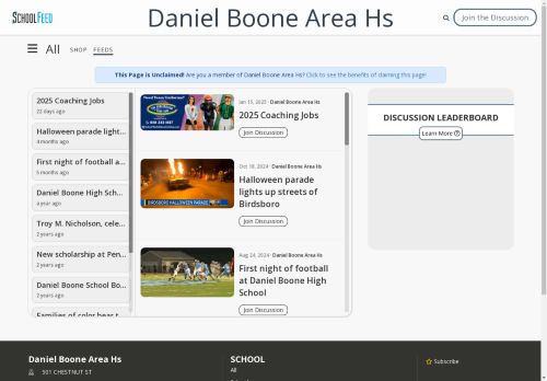 Daniel Boone Area Hs