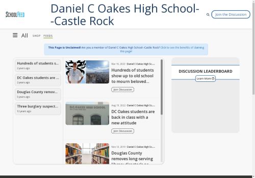 Daniel C Oakes High School--Castle Rock