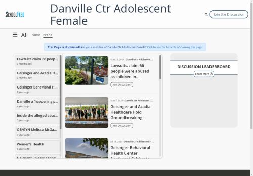 Danville Ctr Adolescent Female