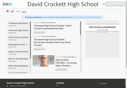 David Crockett High School