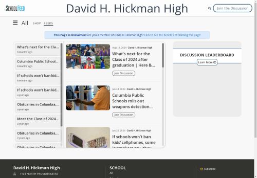 David H. Hickman High