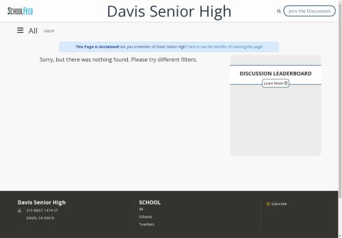 Davis Senior High