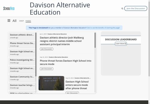 Davison Alternative Education
