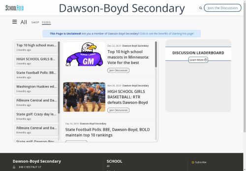 Dawson-Boyd Secondary